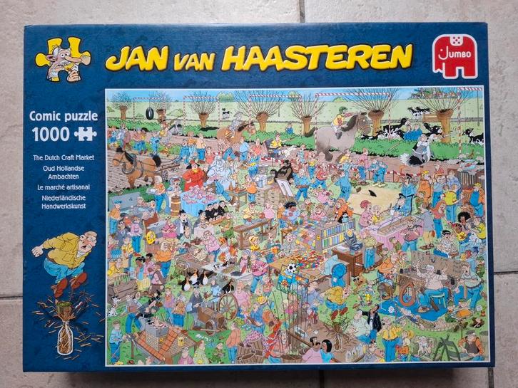 Van haasteren puzzel 999 stukjes, Oud Hollandse ambachten, Hobby en Vrije tijd, Denksport en Puzzels, Gebruikt, Legpuzzel, 500 t/m 1500 stukjes