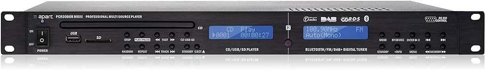 15705 1 apart (biamp) media speler./Tuner pcr3000r-mk3, Overige merken, Nieuw, Ophalen of Verzenden, Apart = Bi-amp