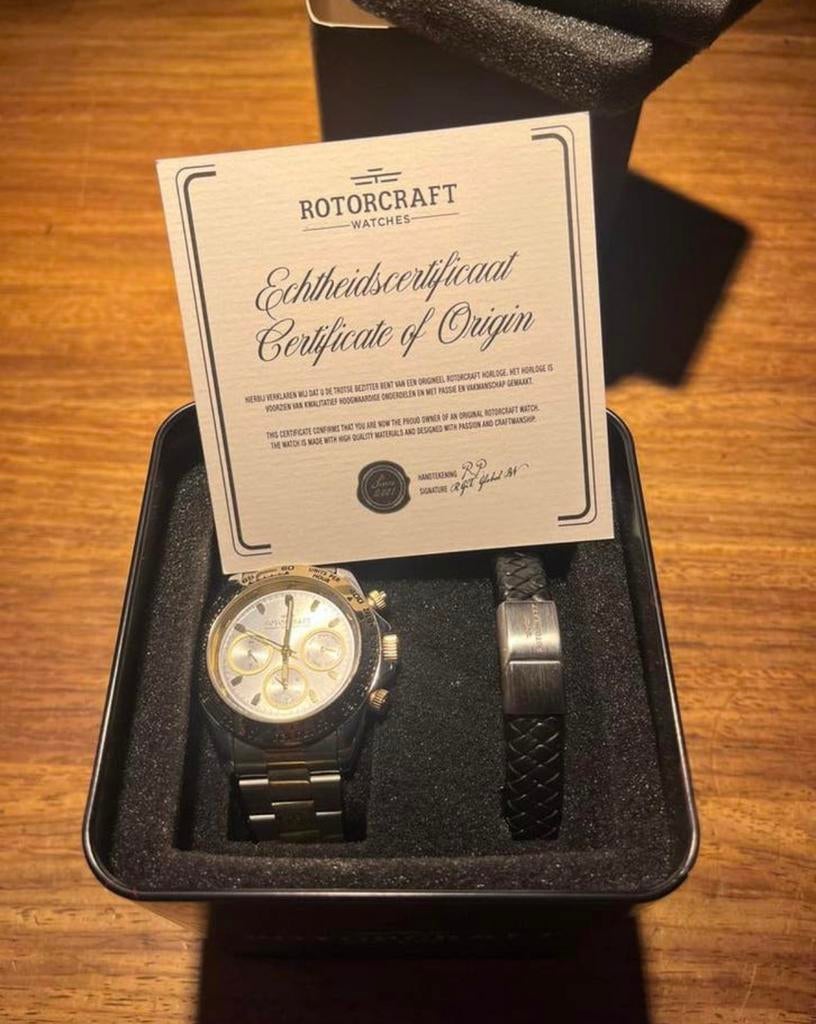 Rotorcraft RC2703 heren horloge, Ophalen of Verzenden, Zo goed als nieuw