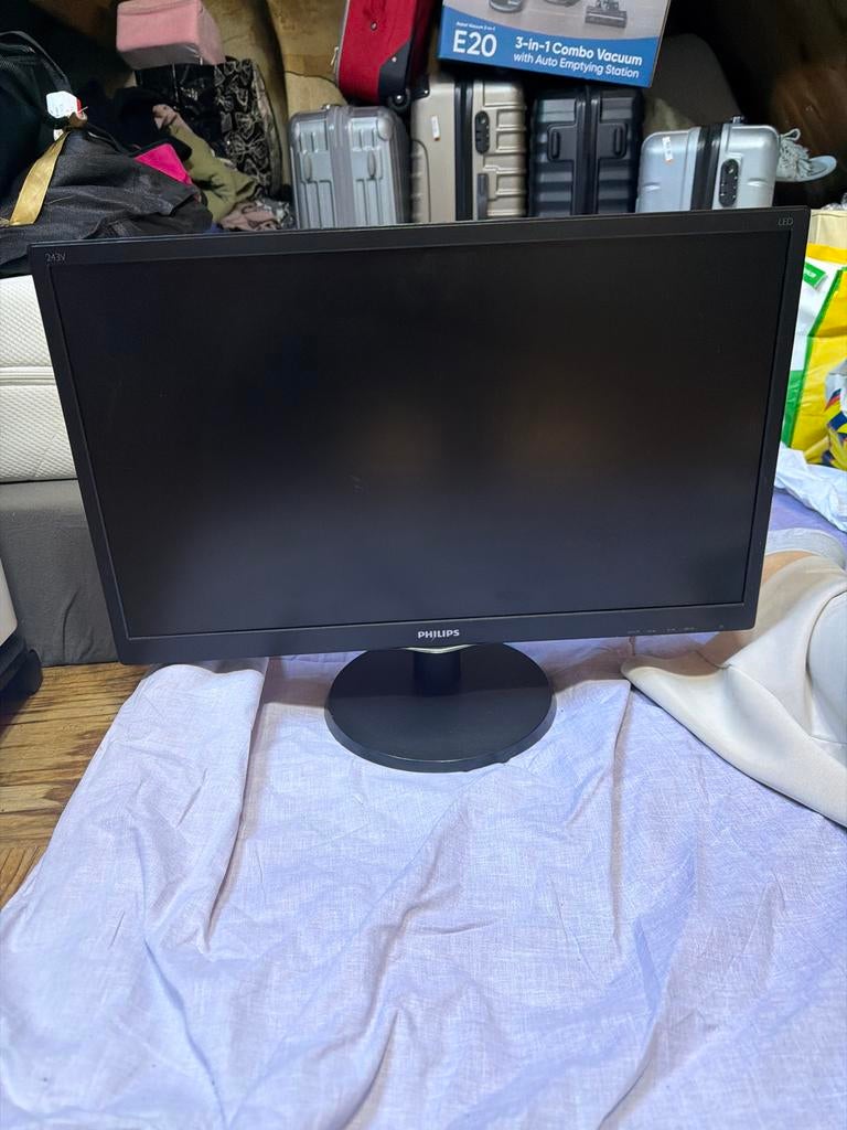 Philips 243V LED Monitor - Full HD Scherm, Computers en Software, Monitoren, Gebruikt, Full HD, Ophalen of Verzenden, Onbekend