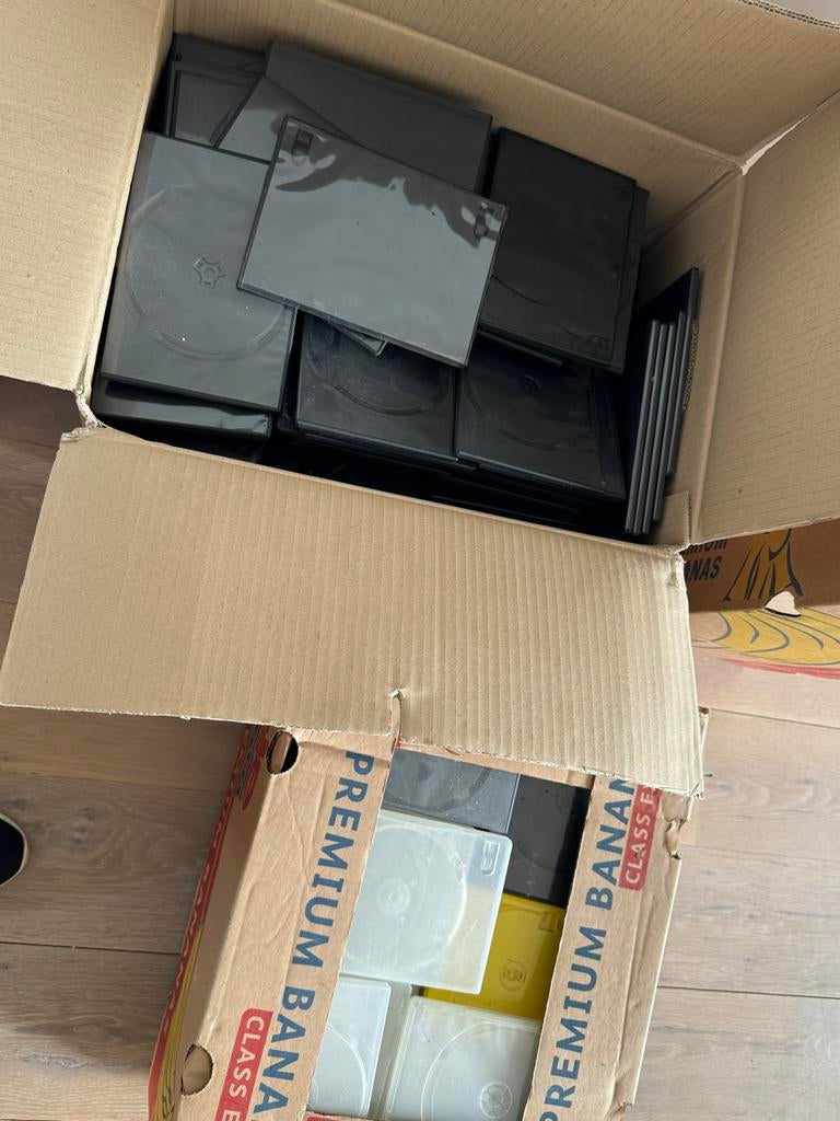 Lege dvd hoesjes, Cd's en Dvd's, Dvd's | Overige Dvd's, Alle leeftijden, Ophalen, Gebruikt