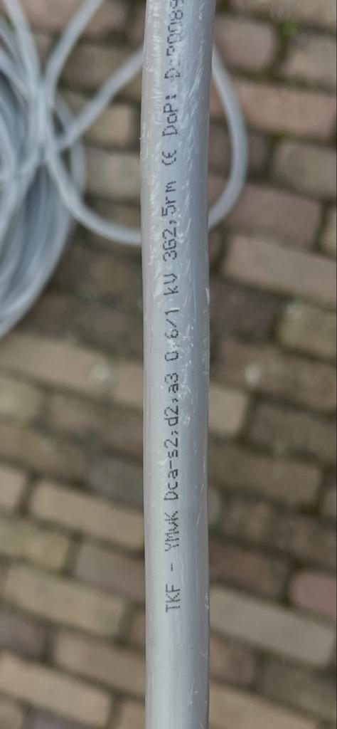 36m YMVK kabel 3G2.5mm2, Doe-het-zelf en Verbouw, Elektra en Kabels, Ophalen of Verzenden, Gebruikt, Kabel of Snoer