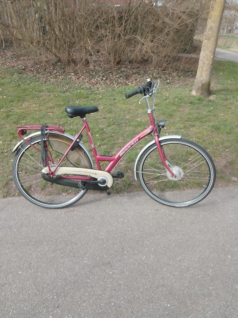 Sparta damesfiets 3ver rolerbrake remmen naafdynamo 28inch, Fietsen en Brommers, Fietsen | Dames | Damesfietsen, 53 tot 56 cm