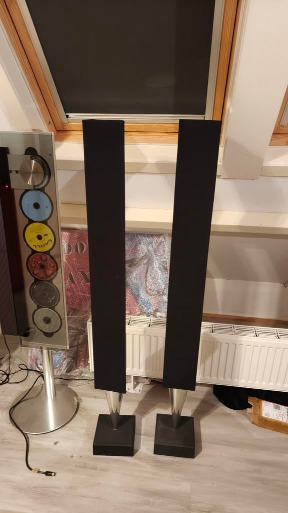 Bang & Olufsen BeoLab 8000 speakers, Gebruikt, 120 watt of meer, Front, Rear of Stereo speakers, Ophalen