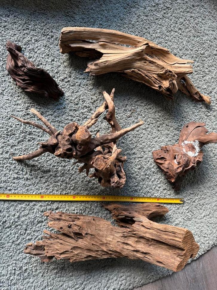 Drijfhout voor aquarium, Dieren en Toebehoren, Vissen | Aquaria en Toebehoren, Zo goed als nieuw, Plant(en), Steen of Hout, Ophalen