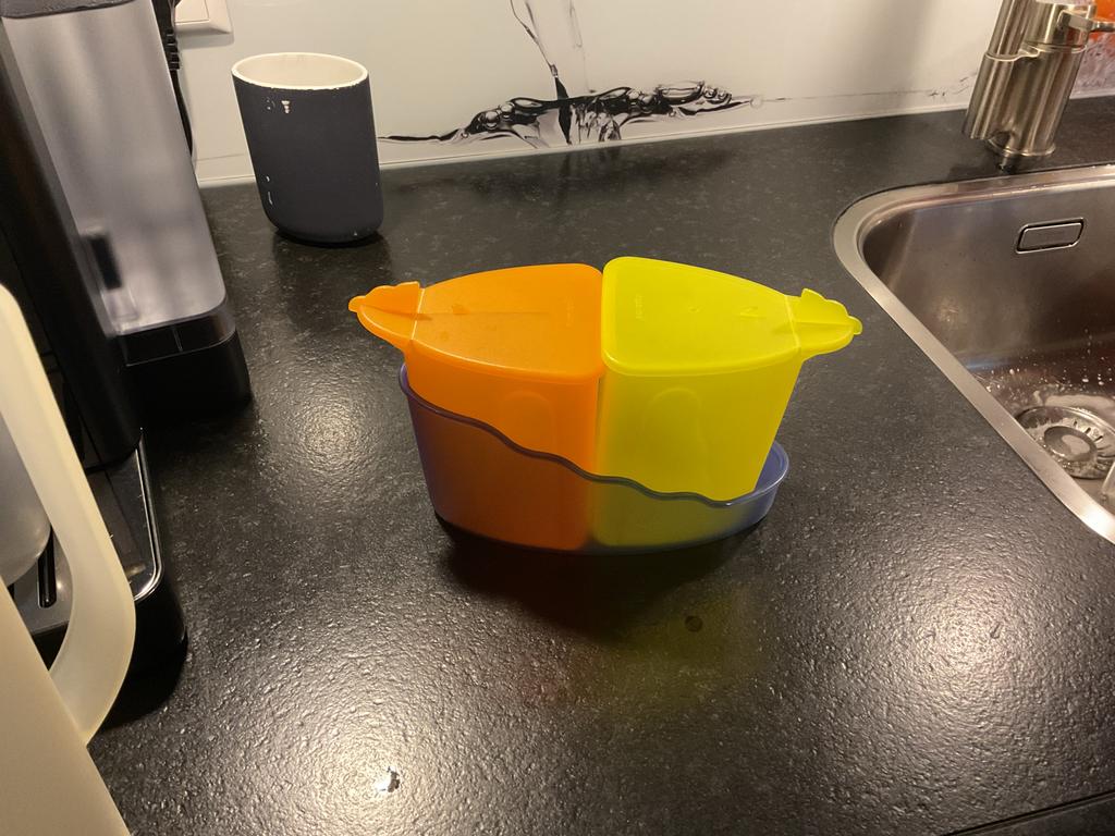 Diverse Tupperware Keukenbenodigdheden, Ophalen of Verzenden, Gebruikt, Blauw, Overige typen