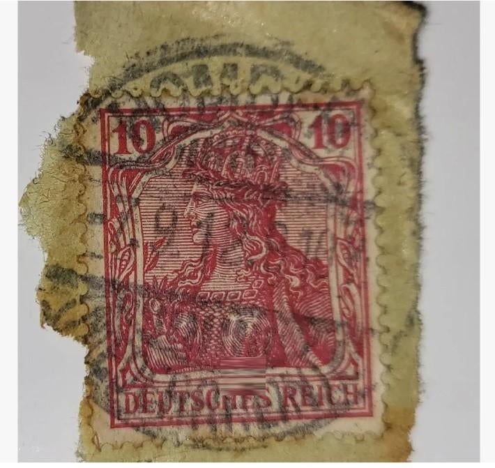 Postzegel German Deutsches Reich Duitse Rijk Duitsland, Postzegels en Munten, Ophalen of Verzenden, Duitse Keizerrijk