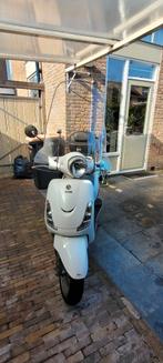 Scooter sym fiddle blauw kenteken, Fietsen en Brommers, Ophalen, Gebruikt, Benzine, Fiddle