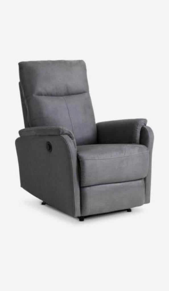 Twee comfortabele elektrische relaxfauteuils van het model A, Ophalen, Grijs, Twee