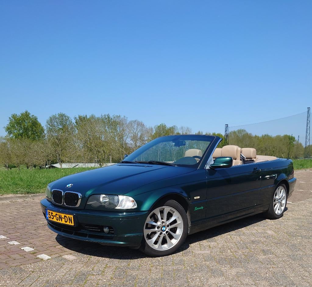 BMW 3-Serie 2.5 CI 325 Cabriolet AUT 2001 Groen, Automaat, Achterwielaandrijving, Beige, Cabriolet