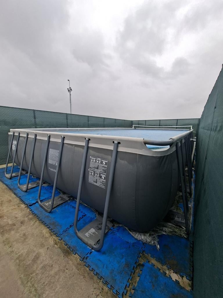 intex zwembad met zandfilter en warmtepomp, 200 tot 300 cm, Rechthoekig, Ophalen, 120 cm of meer