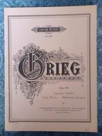 Grieg Lyrische Stücke Opus 54 - Pianomuziek, Ophalen of Verzenden