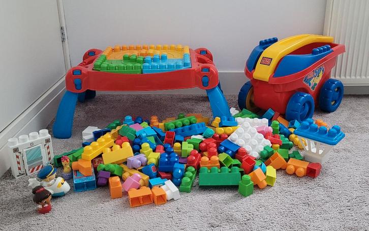 Mega Bloks, Kinderen en Baby's, Speelgoed | Bouwstenen, Gebruikt, Megabloks, Ophalen