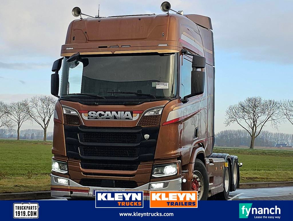 SCANIA R580 6x2 nb led leather, Automaat, Euro 6, Bedrijf, Diesel