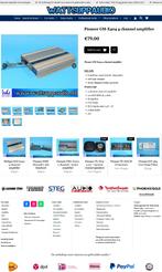 Pioneer GM-X404 4 kanaals versterker, ., Nieuw, Ophalen of Verzenden, .