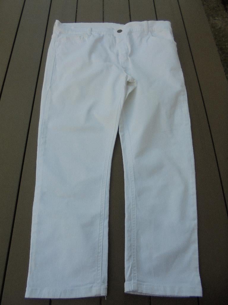 Witte broek MS MODE, Wit, Maat 46/48 (XL) of groter, Ophalen of Verzenden, Zo goed als nieuw