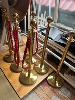 6 afzetpaaltjes met rode koorden, Ophalen of Verzenden, Zo goed als nieuw, Halloween of Griezel