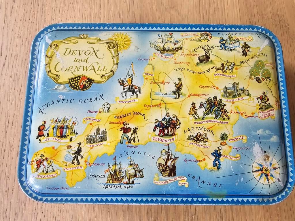 Antiek blik Devon and Cornwall by George W.HORNER & Co €9,50, Ophalen of Verzenden, Zo goed als nieuw, Overige, Overige merken