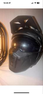 Vinz Helmets Zwarte Motorhelm Maat M, Motoren, M, Integraalhelm, Tweedehands, Ophalen