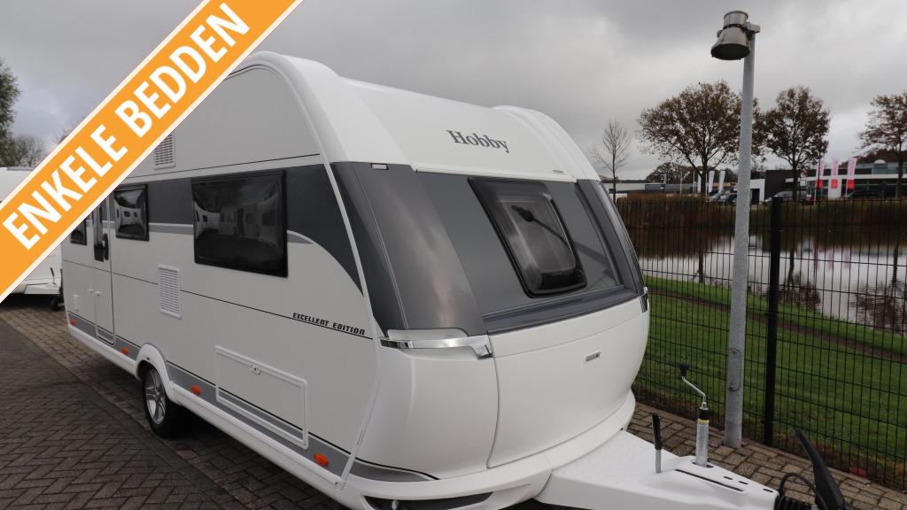 Hobby Excellent Edition 495 UL Korting € 3.000,- |, Caravans en Kamperen, Caravans, Bedrijf, tot en met 4, 1000 - 1250 kg, Rondzit