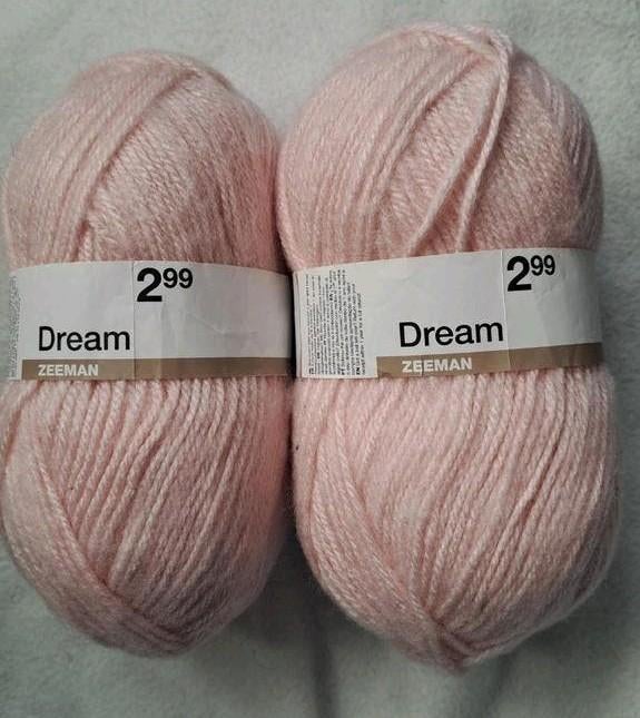Zeeman Dream garen roze 2 bollen- Breien of Haken, Hobby en Vrije tijd, Breien en Haken, Ophalen of Verzenden, Nieuw, Breien of Haken
