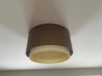 Plafondlamp grijs-bruin met beige (9001) binnenkant, Ophalen of Verzenden, Zo goed als nieuw, Stof