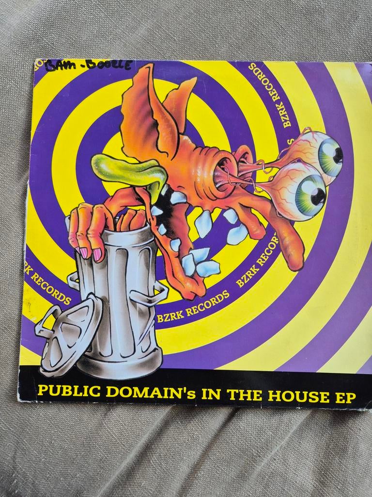 BZRK Records. Public Domain - In The House EP., Ophalen of Verzenden, Gebruikt, 12 inch, Techno of Trance