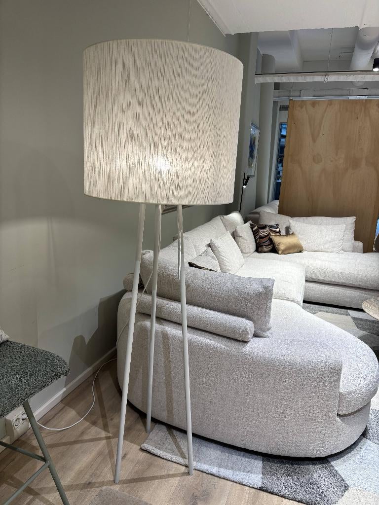 Vloerlamp Tripod Wit, Ophalen, Zo goed als nieuw, 150 tot 200 cm