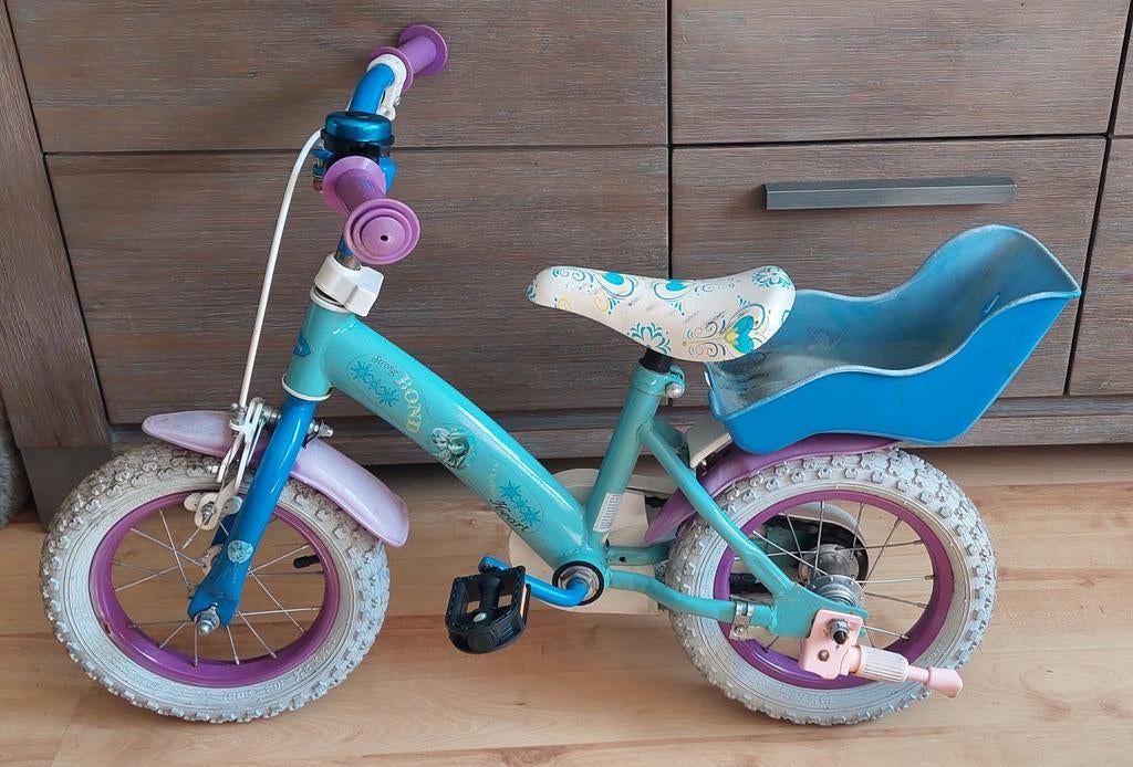 Disney Frozen kinderfiets,12,5 inch, Ophalen, Gebruikt, Minder dan 16 inch, Disney Frozen