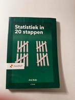 Statistiek in 20 stappen - Arie Buijs, Boeken, Ophalen of Verzenden, Beta, Zo goed als nieuw, HBO