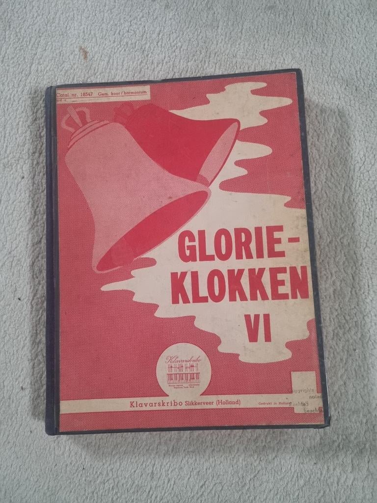 Glorie klokken klavarskribo, 5 bundeltjes ingebonden, Ophalen of Verzenden, Gebruikt, Artiest of Componist, Religie en Gospel