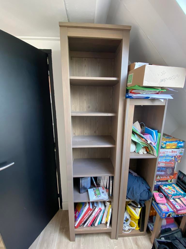 Set van 3 meubels: tv-meubel, boekenkast, hangend tv-meubel, Ophalen, Gebruikt, 100 tot 150 cm, Met lade(s)