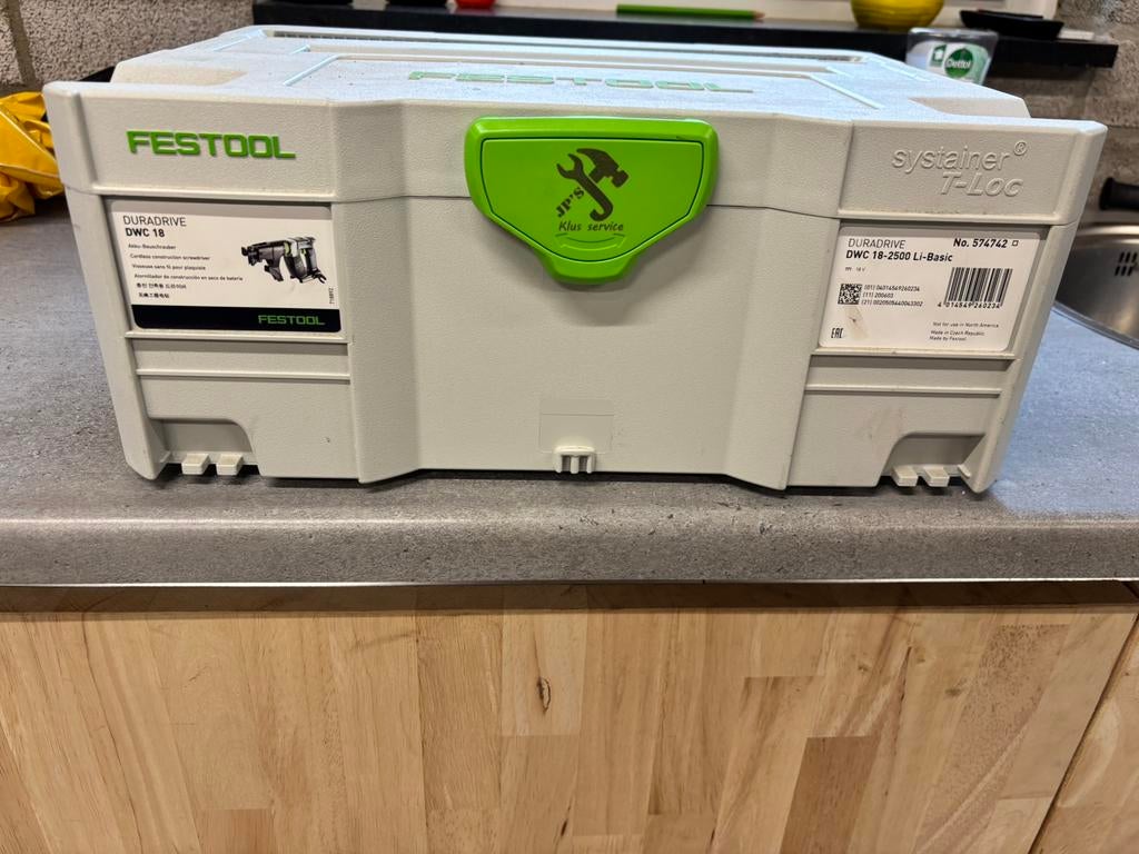 Festool DWC 18-2500 bandschroefmachine, Doe-het-zelf en Verbouw, Ophalen of Verzenden, Zo goed als nieuw