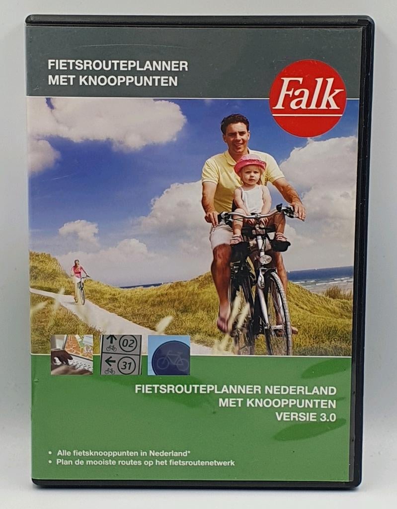 Te koop:Falk Fietsrouteplanner Nederland met Knooppunten 3.0, Ophalen of Verzenden, Zo goed als nieuw, Overige merken