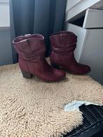 Bordeauxrode laarsjes maat 39, Ophalen of Verzenden, Zo goed als nieuw, Rood
