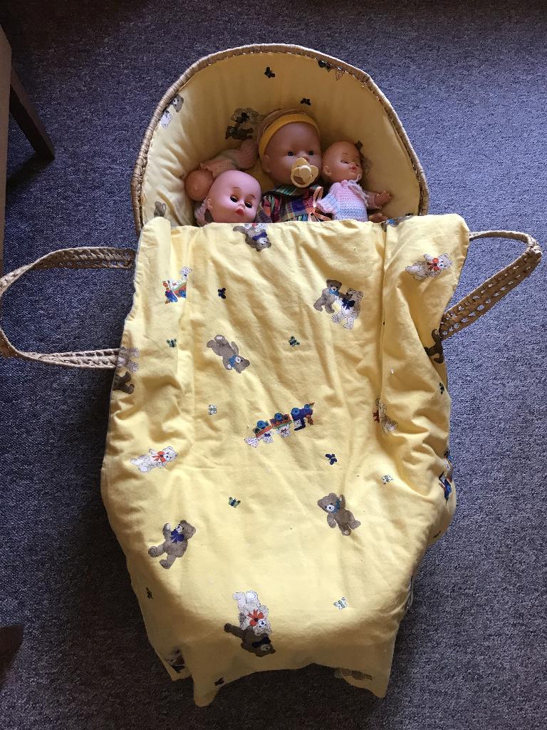 Mooie reiswieg - Compleet met deken etc. - ZGAN, Kinderen en Baby's, Ophalen, Zo goed als nieuw, Reisbedje