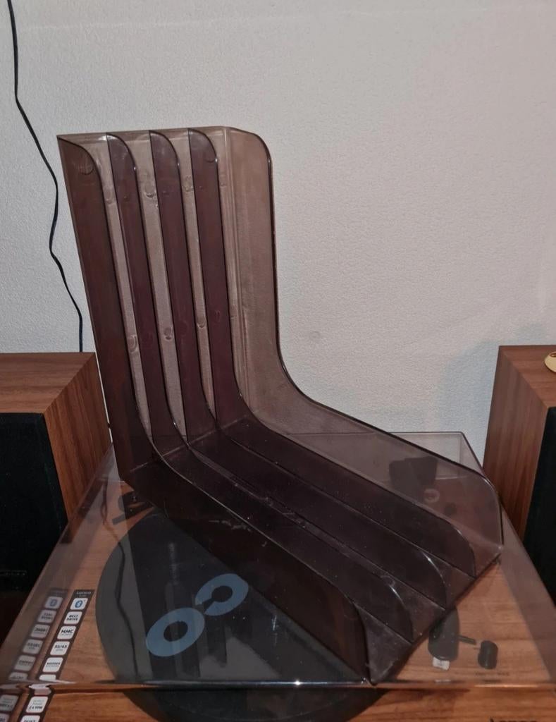 2 x vintage Platen /LP'S / vinyl opbergbakken, Ophalen of Verzenden, Overige instrumenten