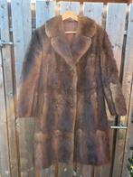 Vintage bontjas nerts, Kleding | Dames, Jassen | Winter, Ophalen of Verzenden, Zo goed als nieuw, Maat 38/40 (M), Bruin