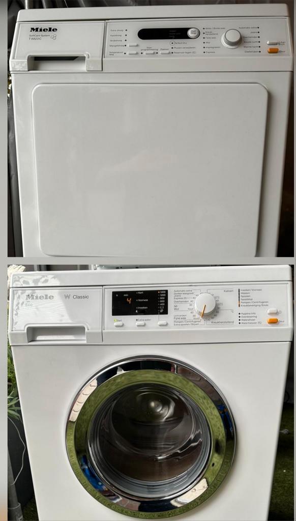 Mooie set bestaande uit;
Miele W1 Classic Eco wasmachine
Mie, Witgoed en Apparatuur, Was-droogcombinaties, Zo goed als nieuw, 6 tot 8 kg