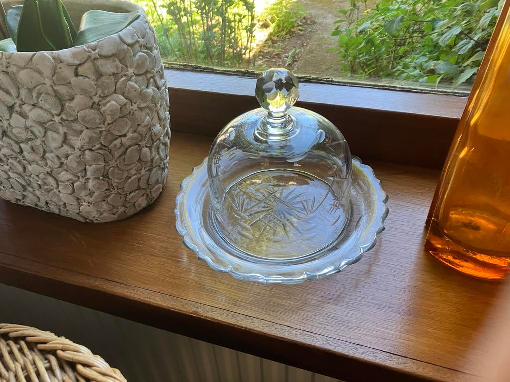 Kristallen vloot voor kaas of boter, Ophalen of Verzenden, Zo goed als nieuw