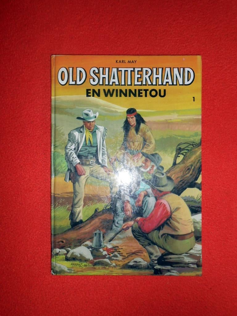 Juan Arranz: Old Shatterhand en Winnetou (dl. 1), Boeken, Stripboeken, Eén stripboek, Ophalen of Verzenden, Zo goed als nieuw