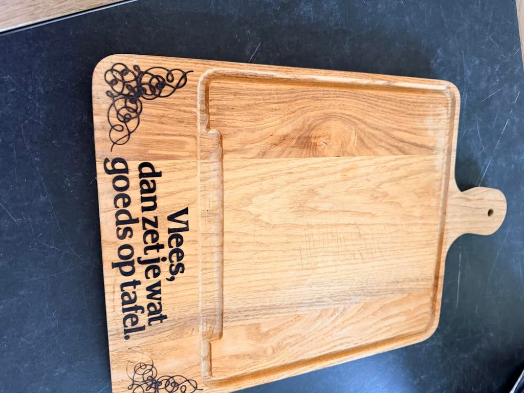 Grote houten snijplank, Ophalen of Verzenden, Gebruikt