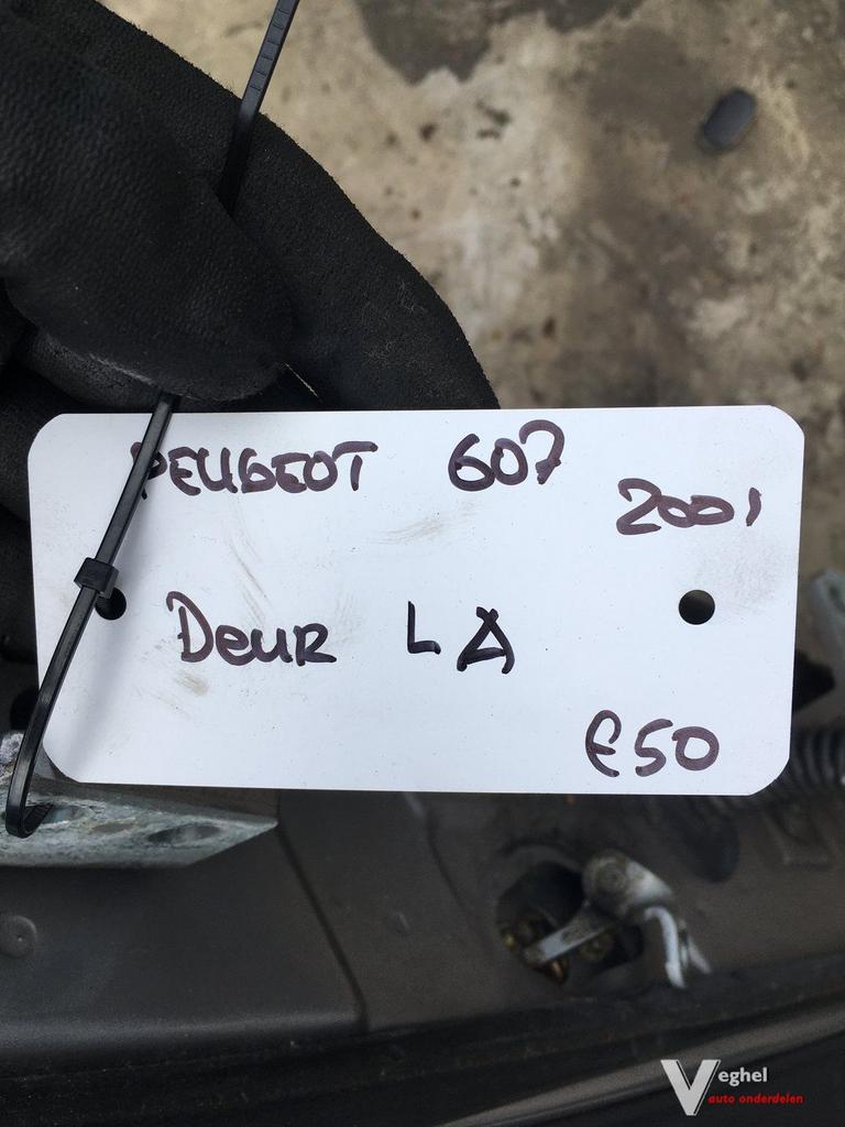 Peugeot 607 2001 Portier Linksvoor of  Linksachter of Rechts, Auto-onderdelen, Ophalen, Gebruikt, -, Deur