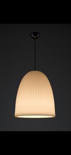 1x Formadri hanglamp bell dome Rib / kayra-calice Rib 50 wit, Ophalen, Kunststof, 50 tot 75 cm, Zo goed als nieuw