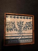 Antiek frans tegeltje tegel, Ophalen of Verzenden