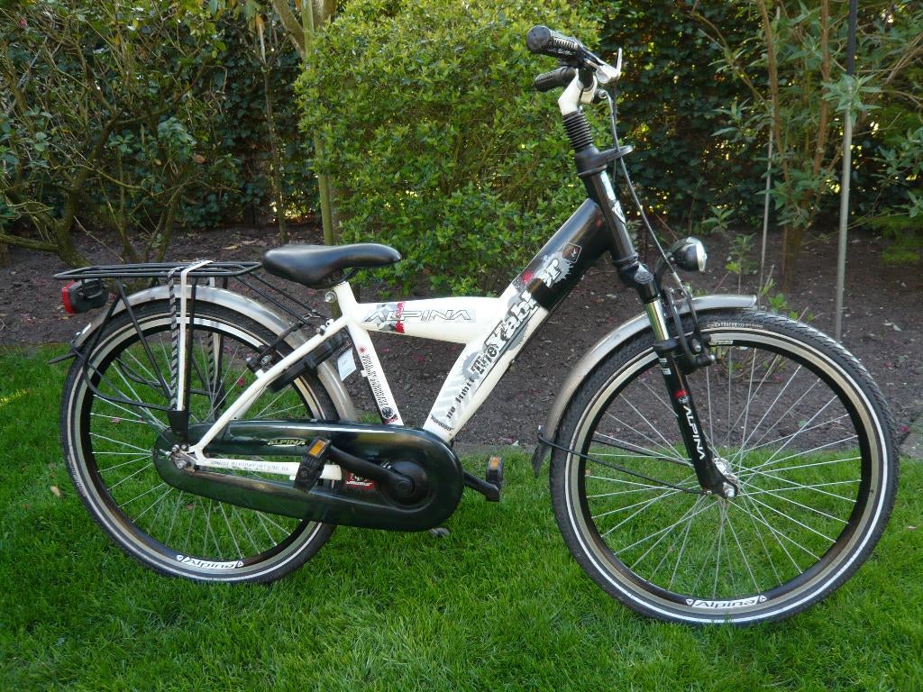 mooie 24inch alpina yabber no limit wit, Ophalen, Alpina, Versnellingen, Gebruikt
