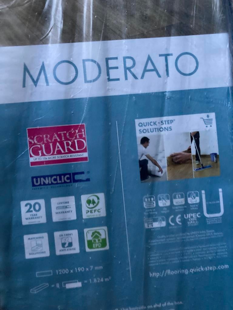 Gezocht quick step laminaat moderato, Ophalen, Gebruikt, Laminaat