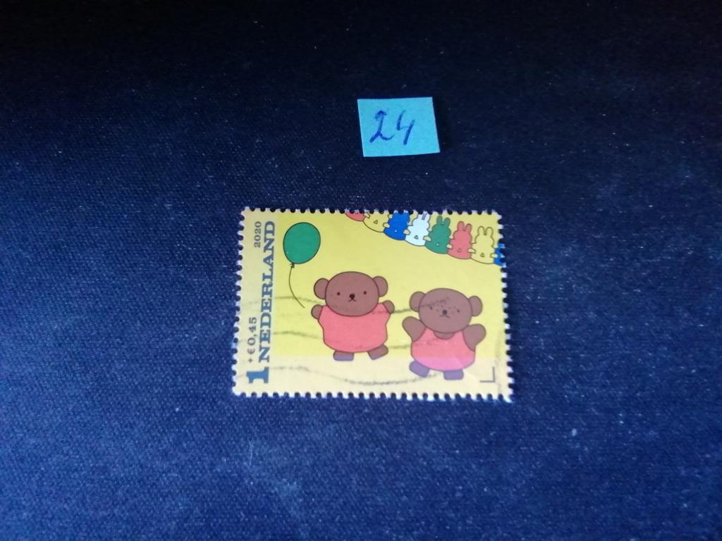 NEDERLAND NIJNTJE BETJE BIG EN KNORRETJE GESTEMPELD, Ophalen of Verzenden, Na 1940, Gestempeld