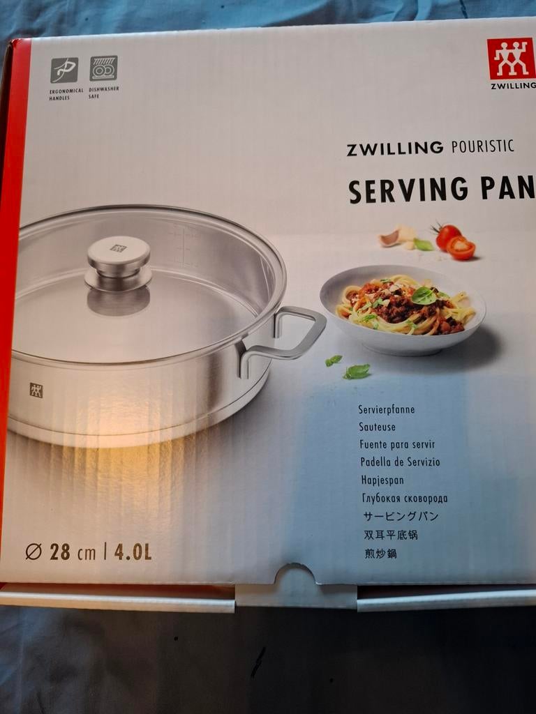 Zwilling hapjespan  IS GERESERVEERD., Ophalen of Verzenden, Nieuw, Koekenpan of Braadpan