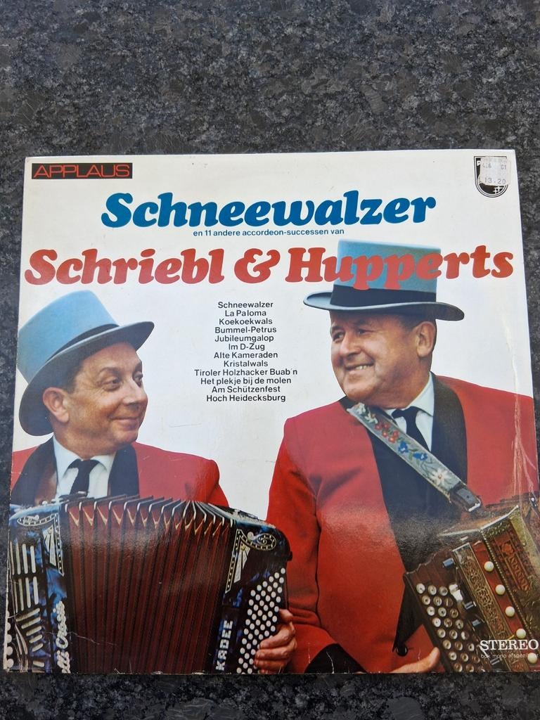 Schneewalzer Schriebl & Hupperts LP - Accordeon Successen, Ophalen of Verzenden, 1970 - 1979, Gebruikt, 12 inch